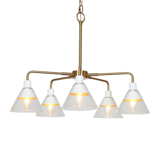 Moolidish 5-Light Medium Gold Chandelier