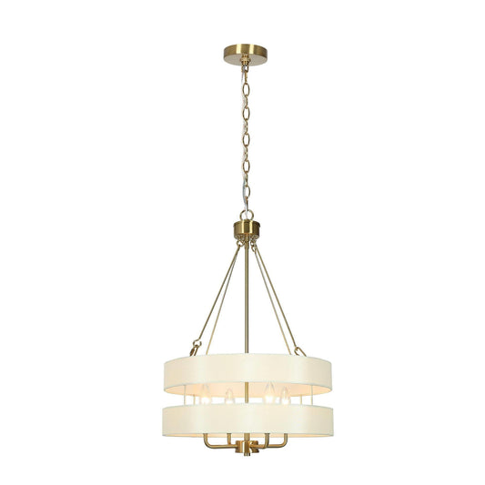 Fossa 4-Light Small Gold Chandelier