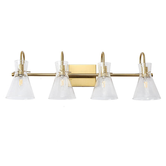 Itpicanaple 4-Light Brass Vanity Light