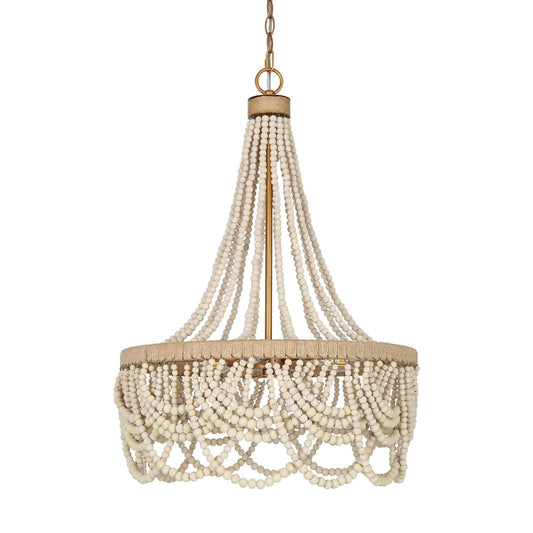 Mitzvah 3-Light Small Gold Chandelier