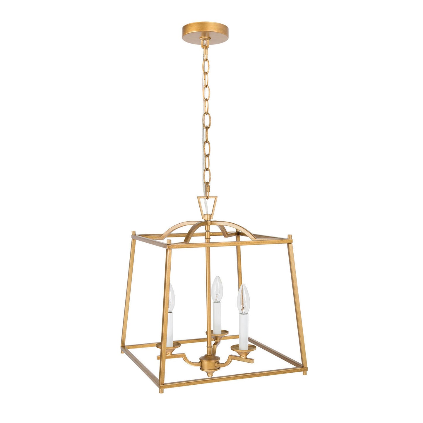 Cemithersia 3-Light Small Gold Chandelier