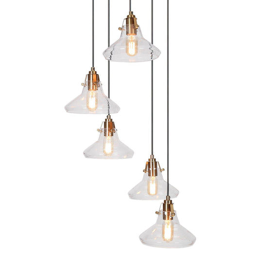 5-Light Cluster Pendant Lights Chandeliers - Belles Lighting