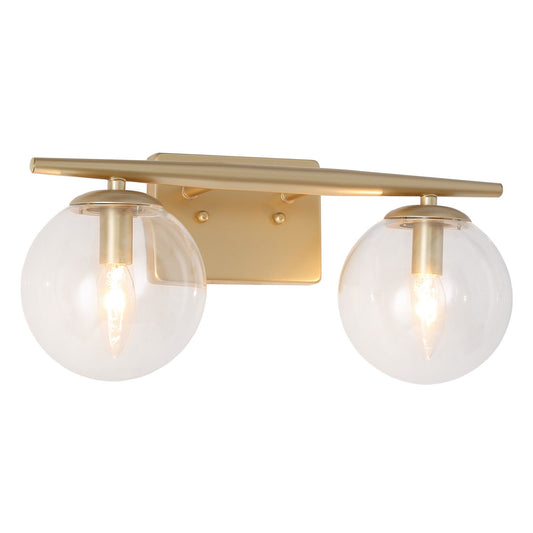 Kisiotlo 2-Light Gold Vanity Light