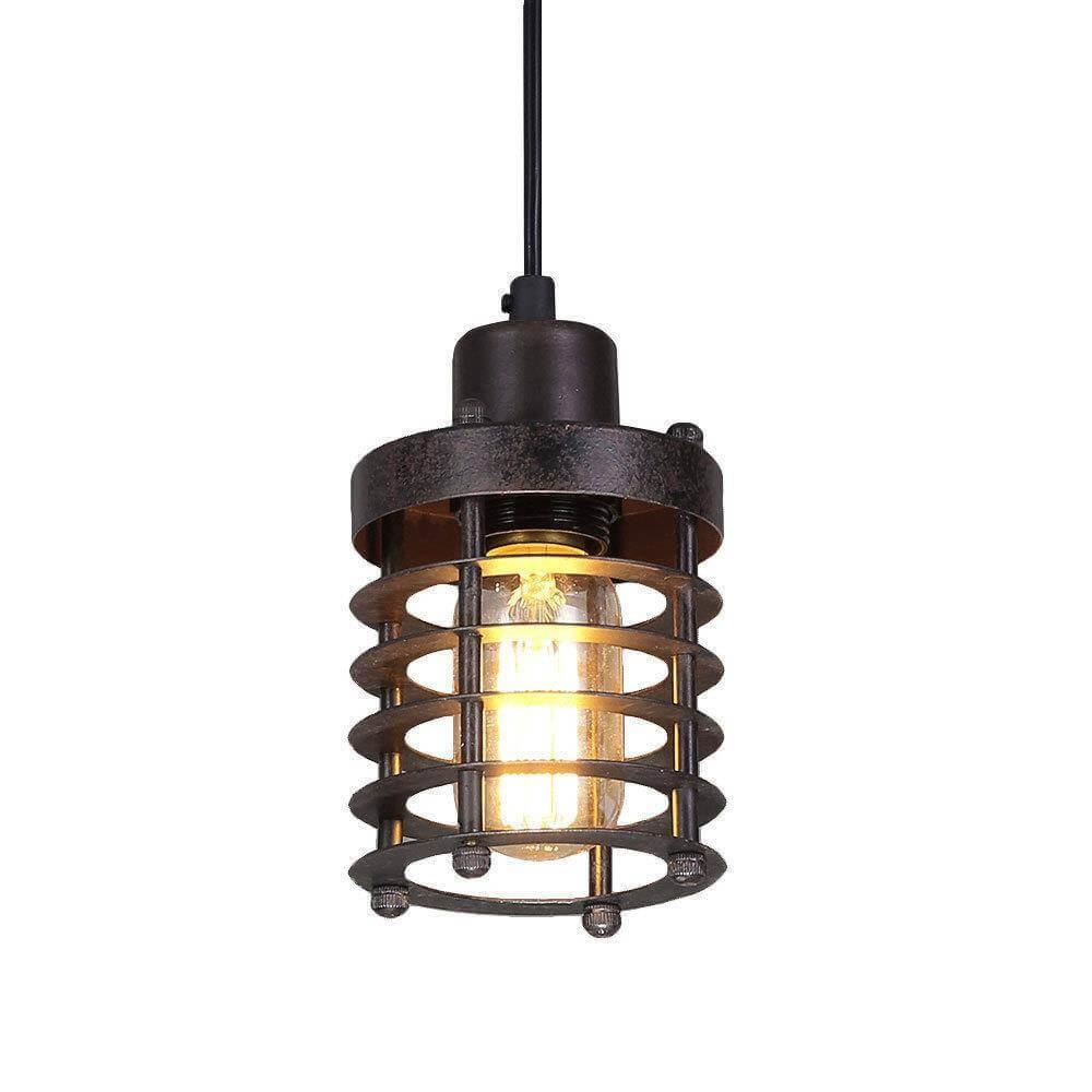 1-Light Industrial Mini Pendant Light - Belles Lighting