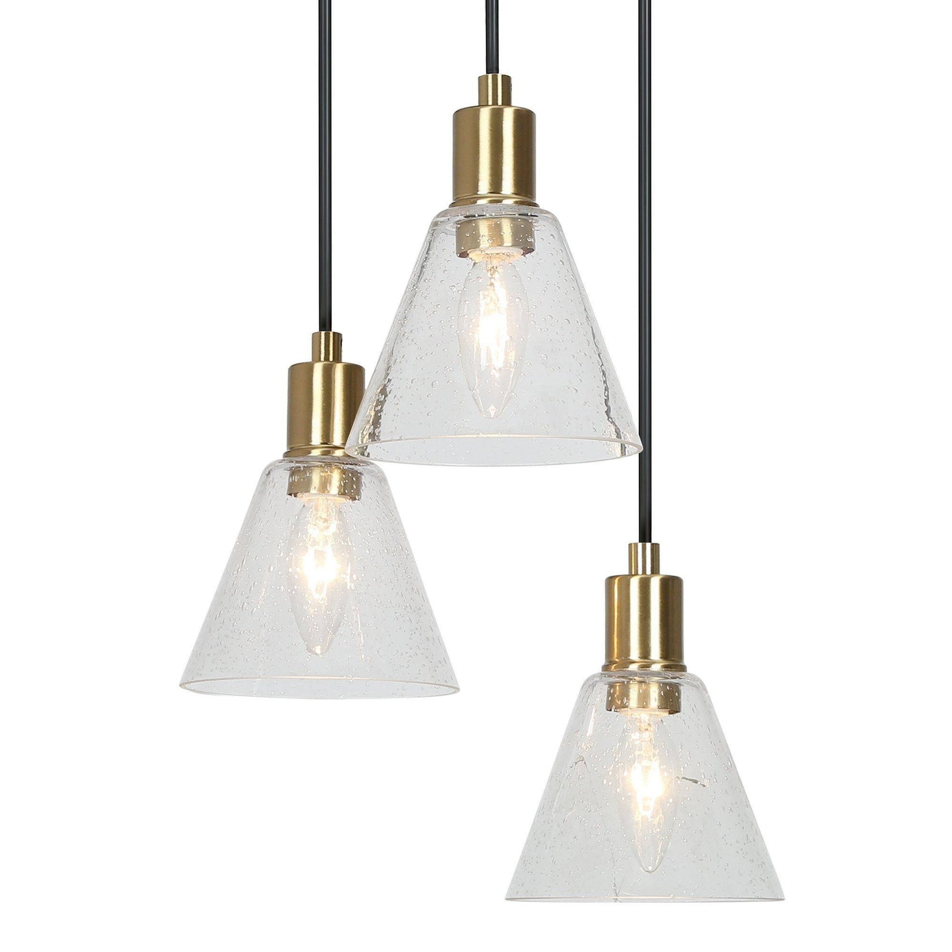 3-Light Cluster Pendant Lights - Belles Lighting