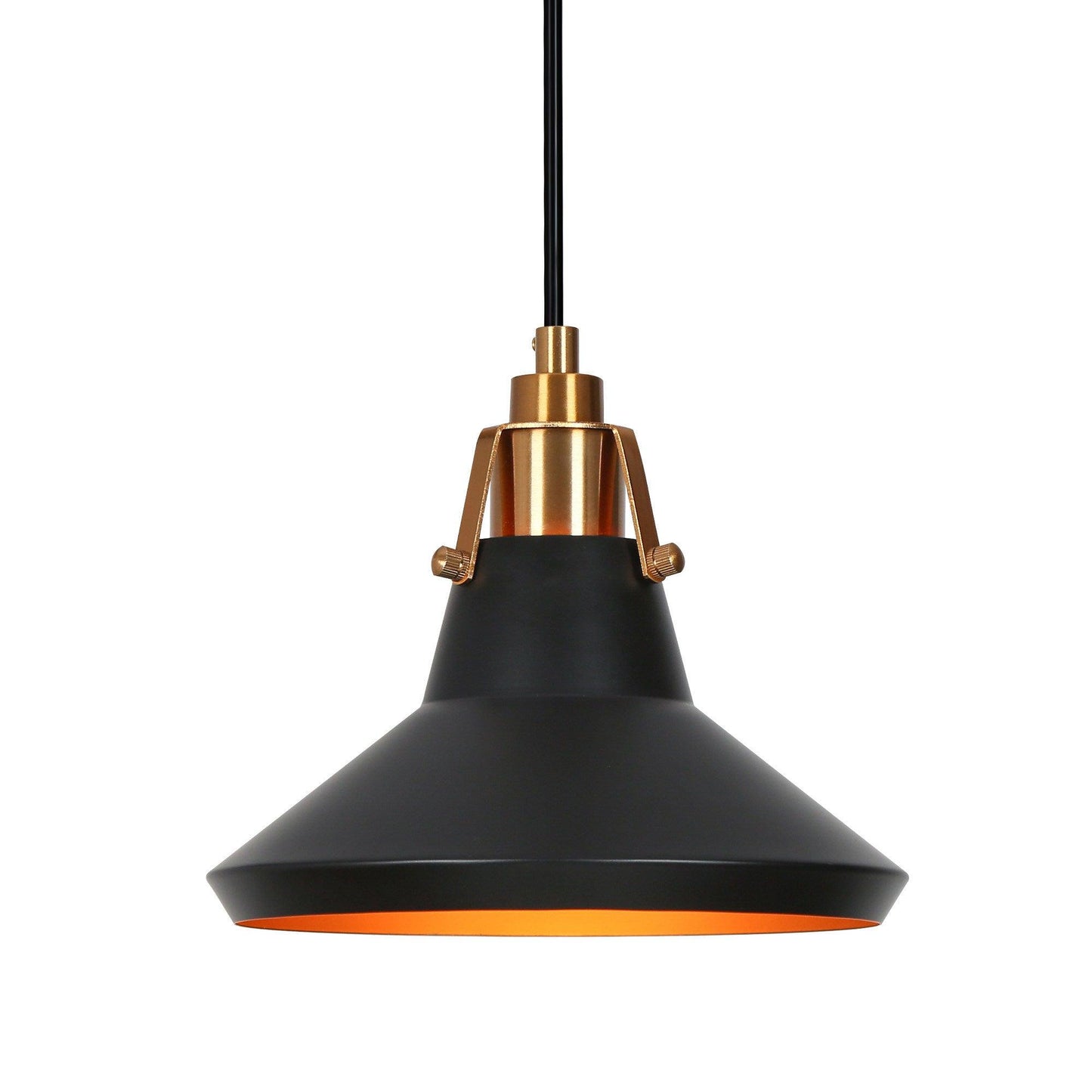 1-Light Modern Black Pendant Lights - Belles Lighting