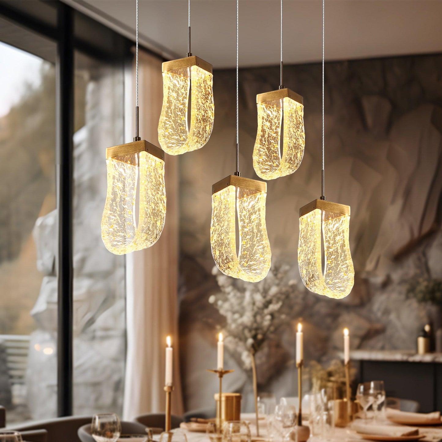 5-Light LED Chandeliers Island Lights - Belles Lighting