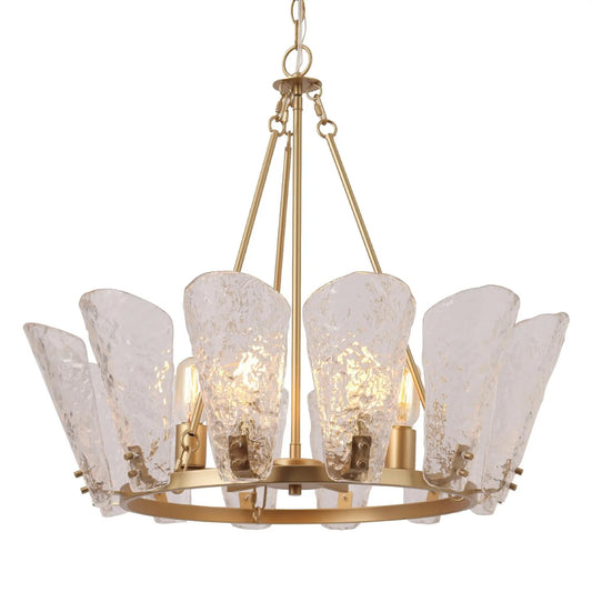 Azfenro 6-Light Large Gold Chandelier