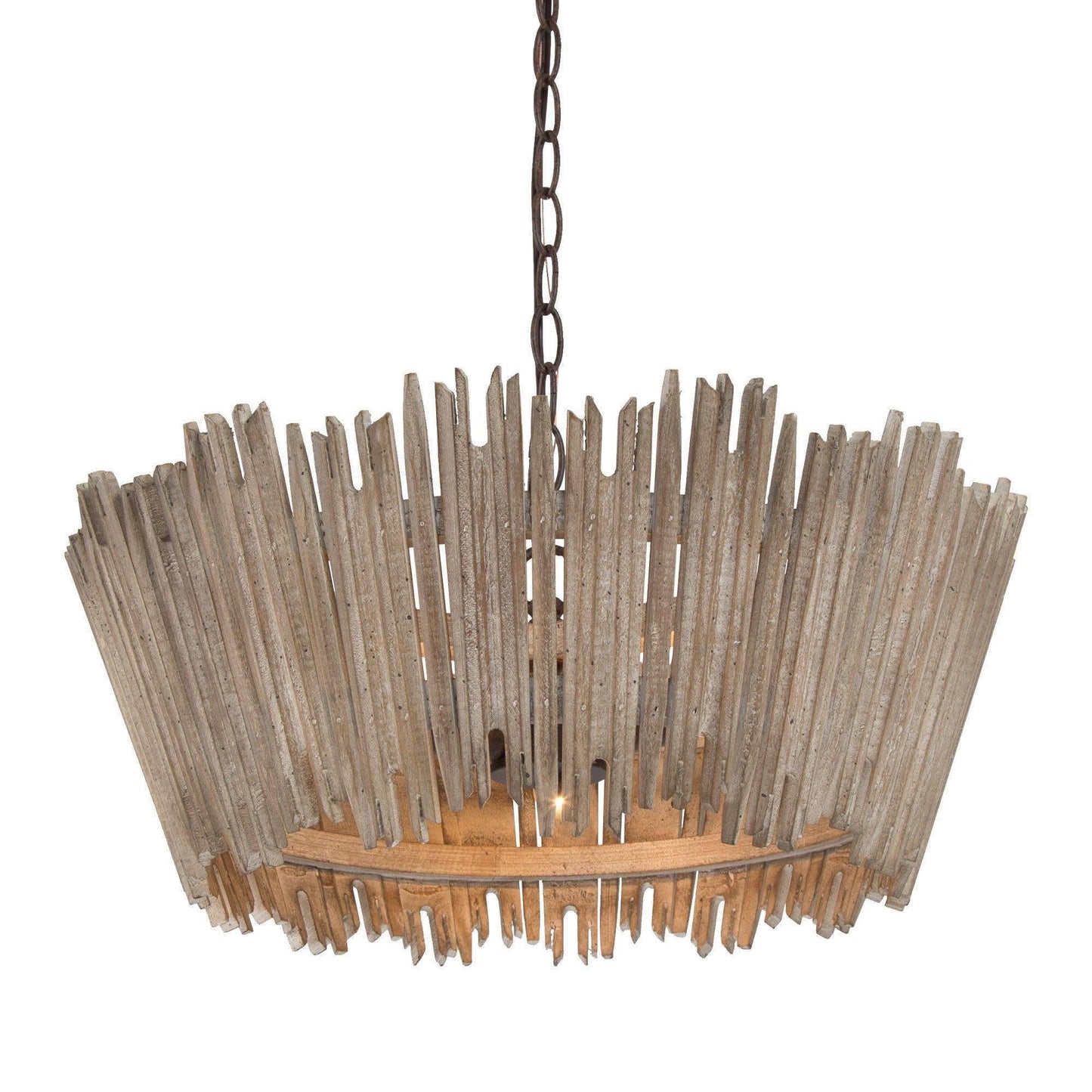 Agricsdle 3-Light Small Wood Chandelier