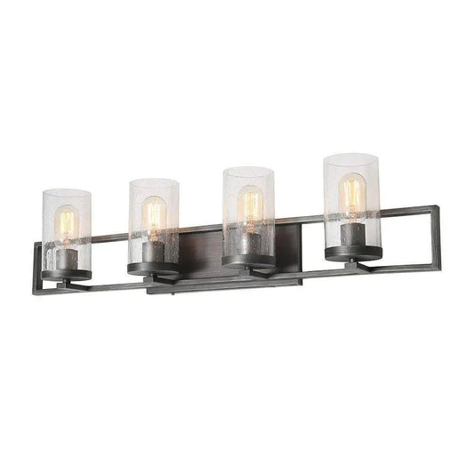 Isangelos 4-Light Silver Vanity Light