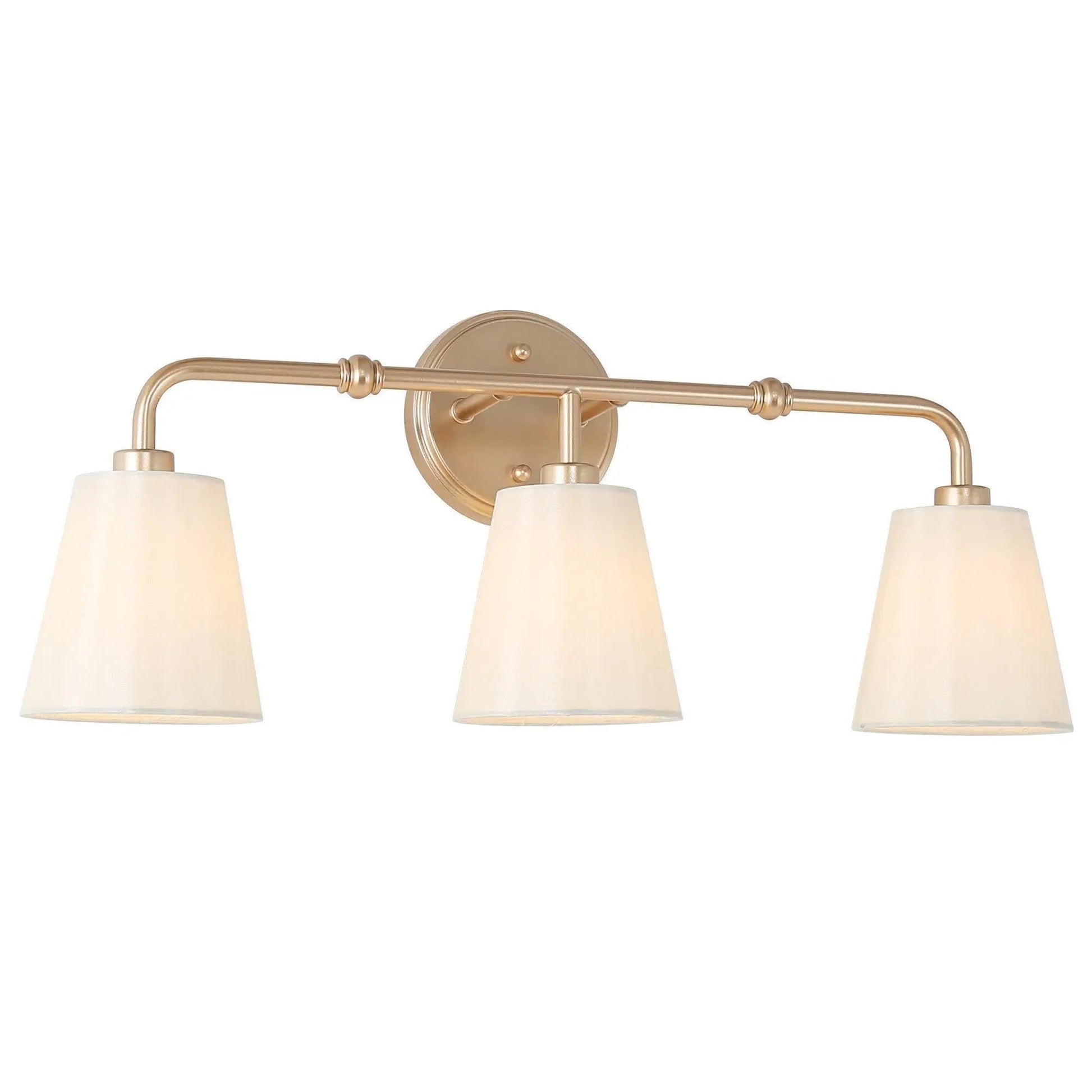 Capaneusnoien 3-Light Gold Vanity Light