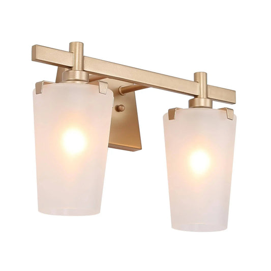 Baurlsillo 2-Light Gold Vanity Light