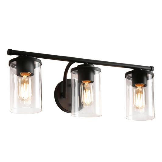 Clytaemnestric 3-Light Black Vanity Light