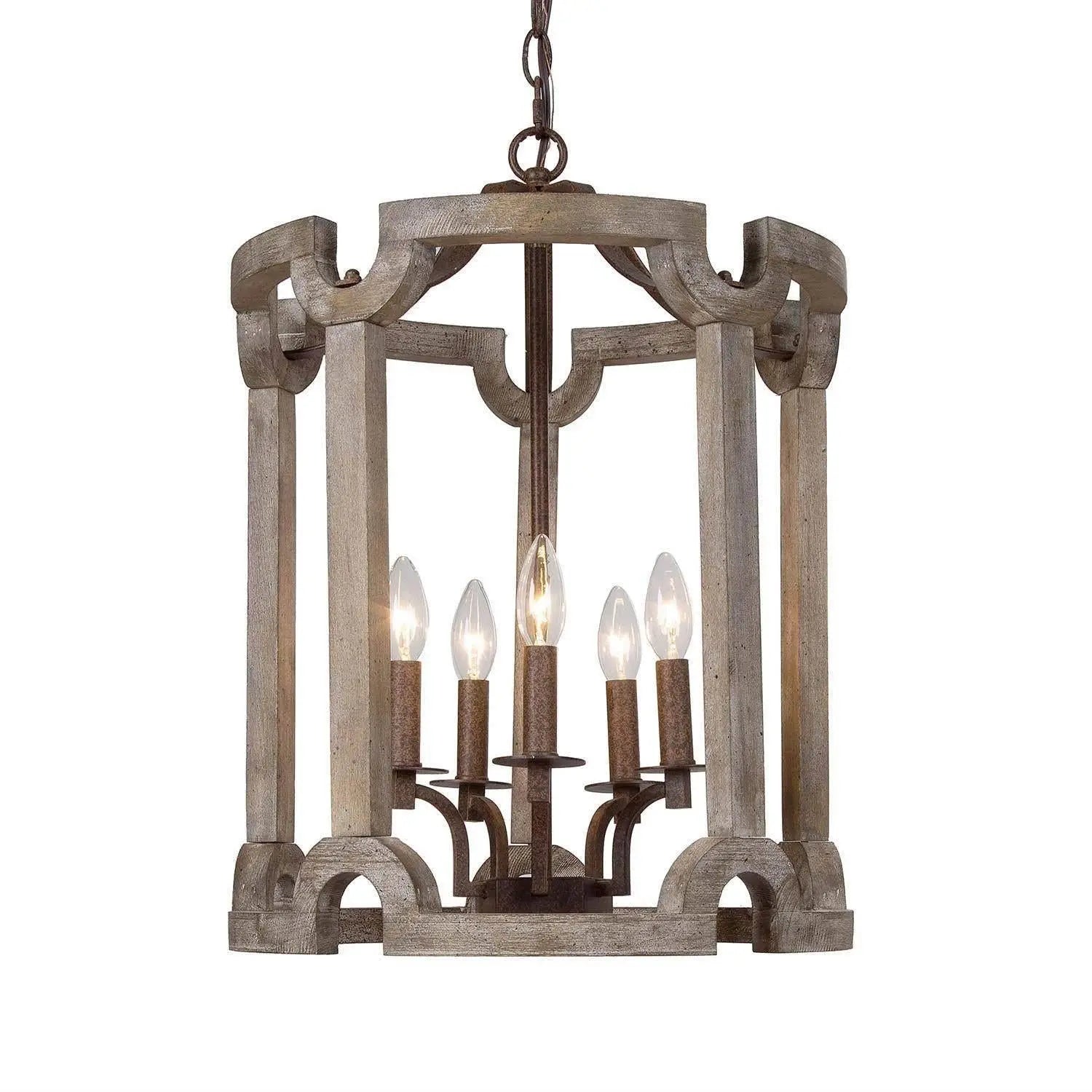 George Antique Natural Birch Wood Chandeliers 359.99