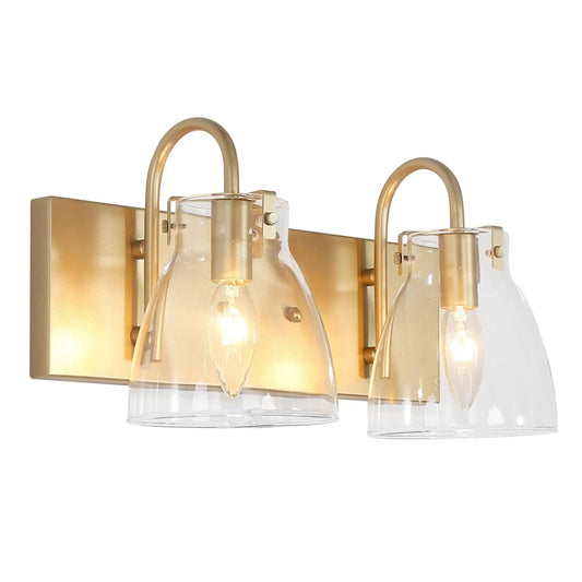 Erythronium 2-Light Gold Vanity Light