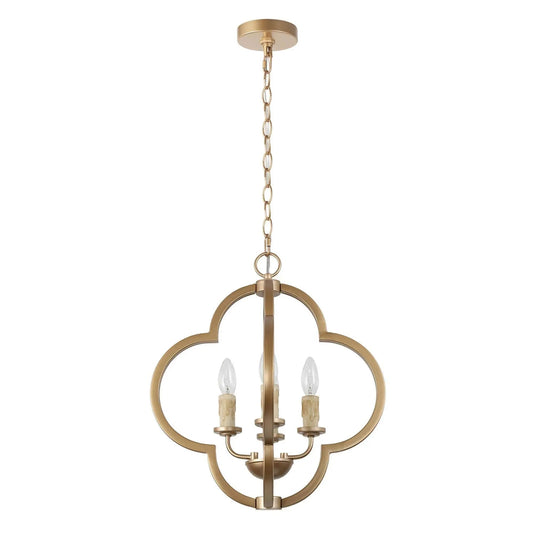 Harriet Satin Gold Chandelier 