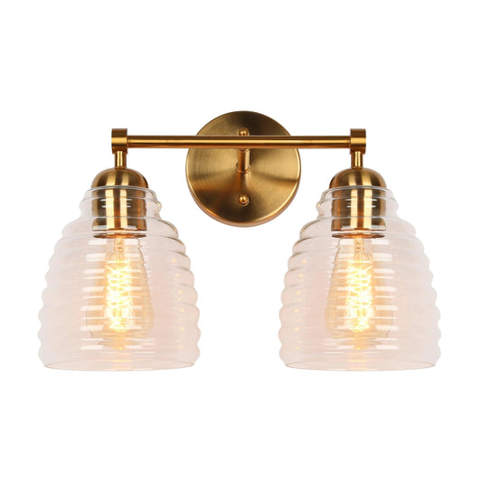 Hydretro 2-Light Brass Vanity Light