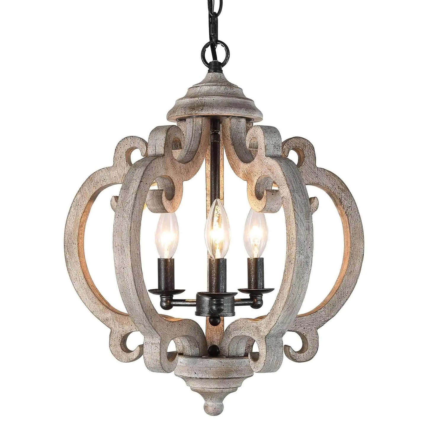 Joanthan Solid Natural Aged Wood Lantern 256.99