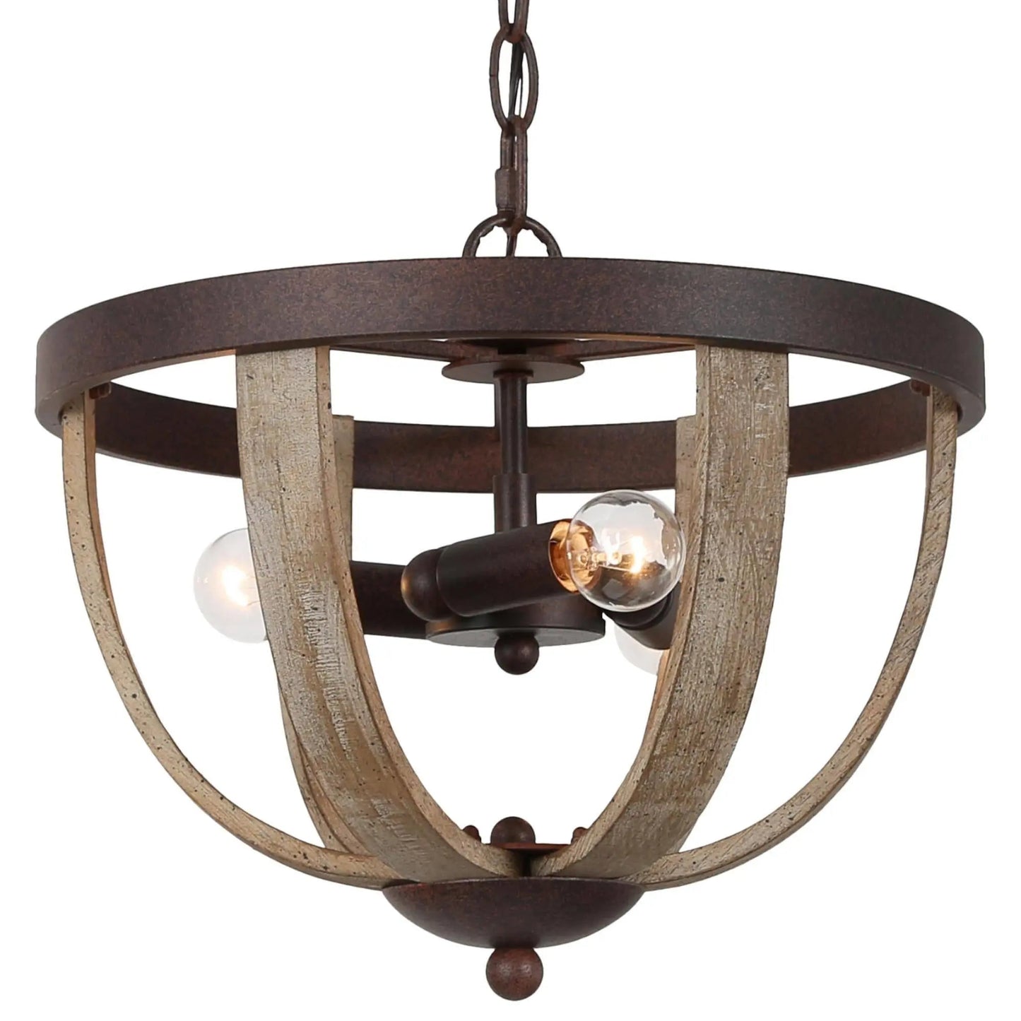 Kylie Distressed Weathered Wood Ceiling Light 139.99