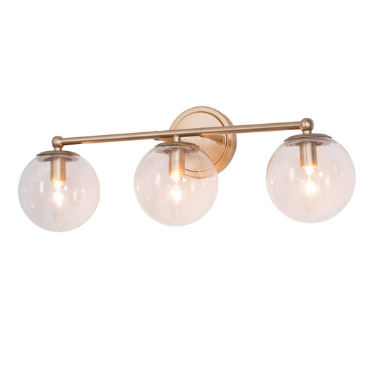 Putalisrea 3-Light Gold Vanity Light