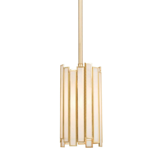 LNC Modern Gold Cylinder Pendant 139.99