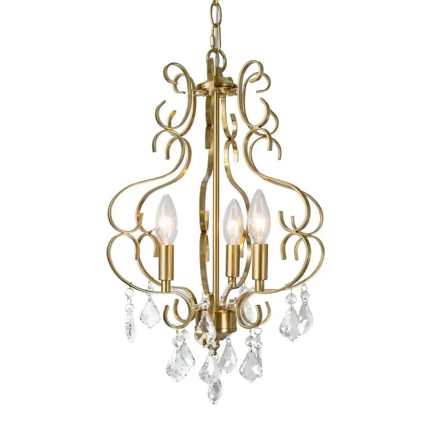 Bertha Classic Gold Crystal Chandelier 