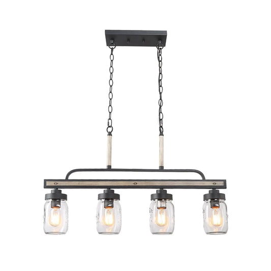 Mason Jar Linear Chandelier 249.99