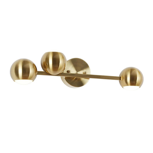 Stellevernic 3-Light Brass LED Vanity Light