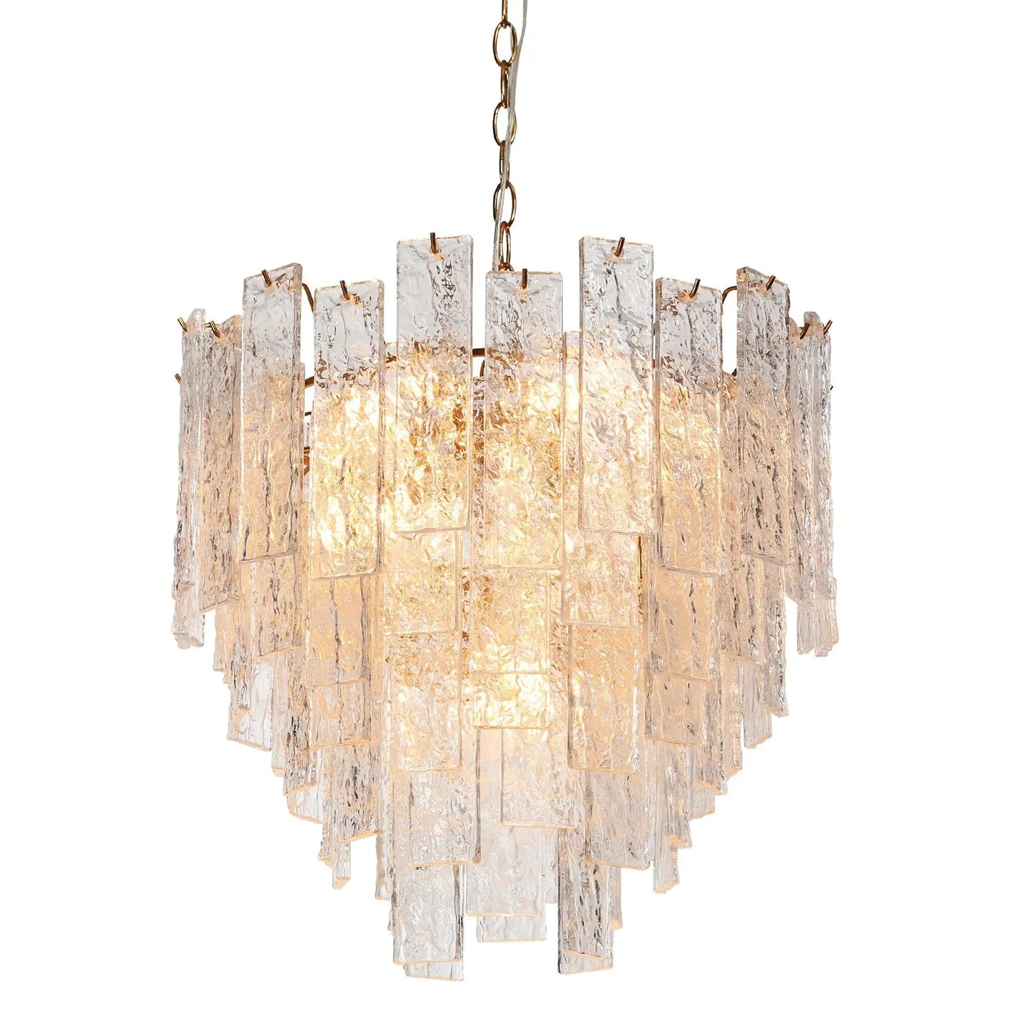 Engaveric 8-Light Small Brass Chandelier