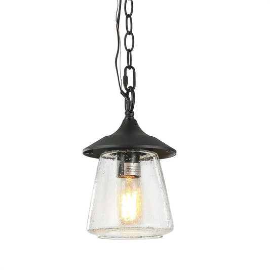 Mirabellerie 1-Light Mini Black Outdoor Pendant Light