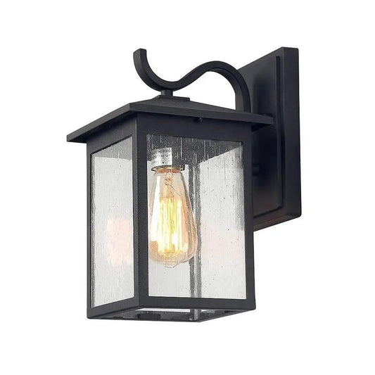 Wisolibur 12.2"H 1-Light Outdoor Wall Lantern