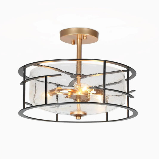 Burke 3-Light Semi-Flush 