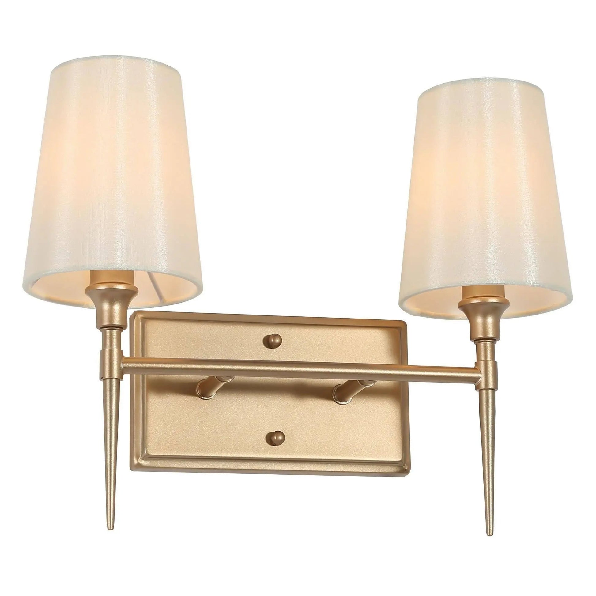 Sanantonio 2-Light Gold Vanity Light