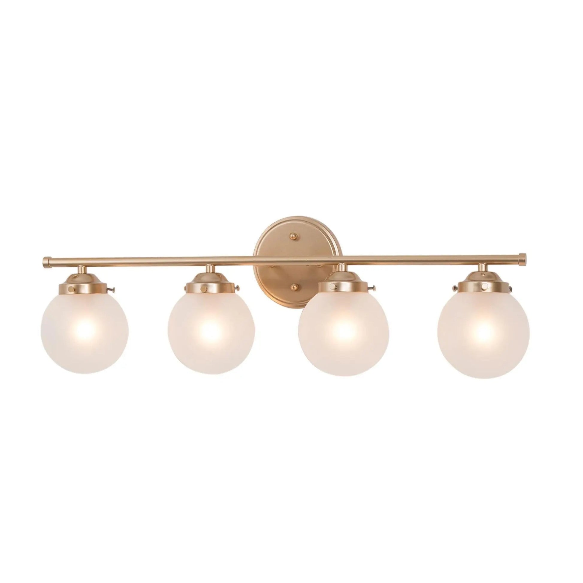 Radishes 4-Light Gold Vanity Light