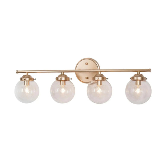 Radishes 4-Light Gold Vanity Light