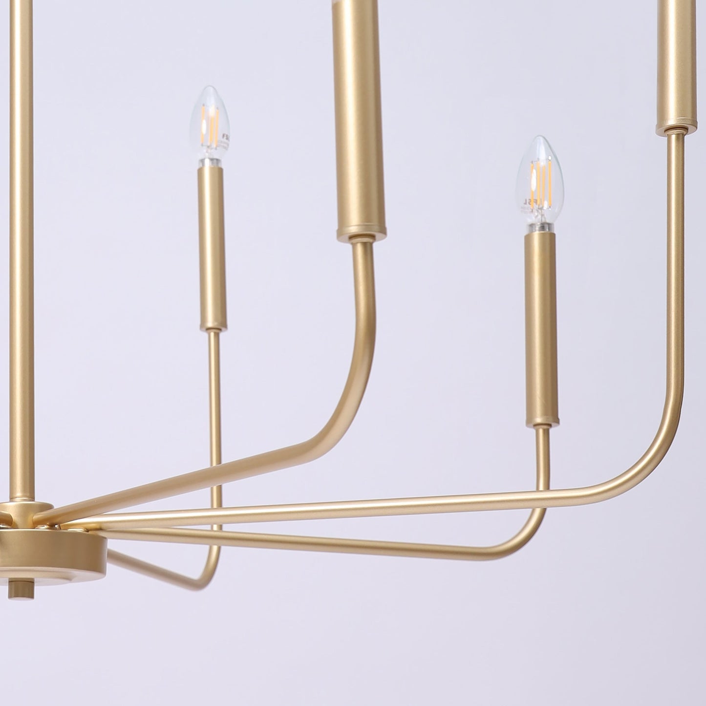 Askrlessi 8-Light Large Light-Gold Chandelier | LNC