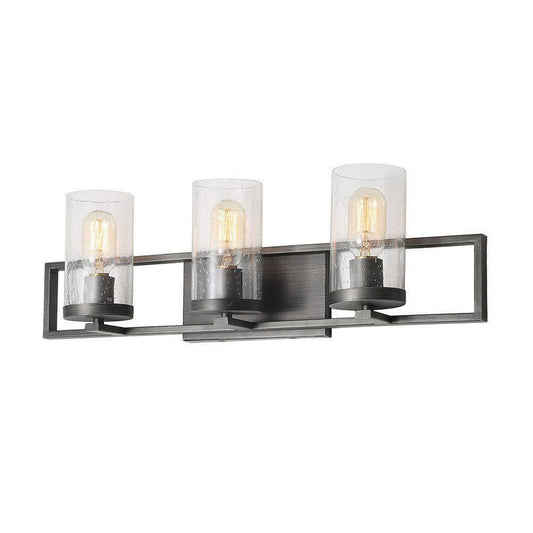 Isangelos 3-Light Silver Vanity Light