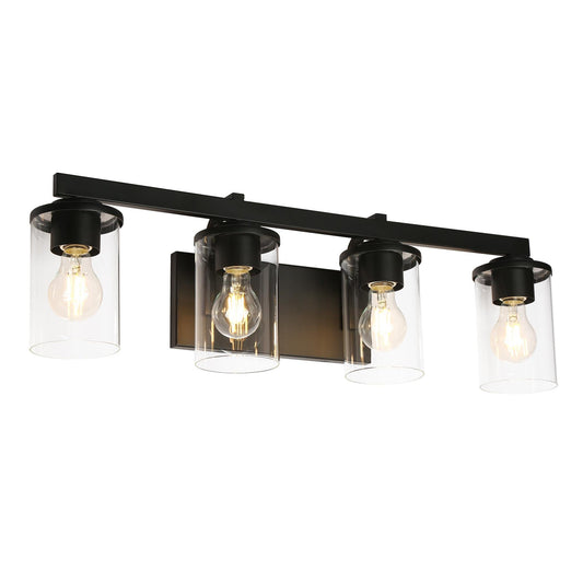 Sturgeon 4-Light Black Vanity Light