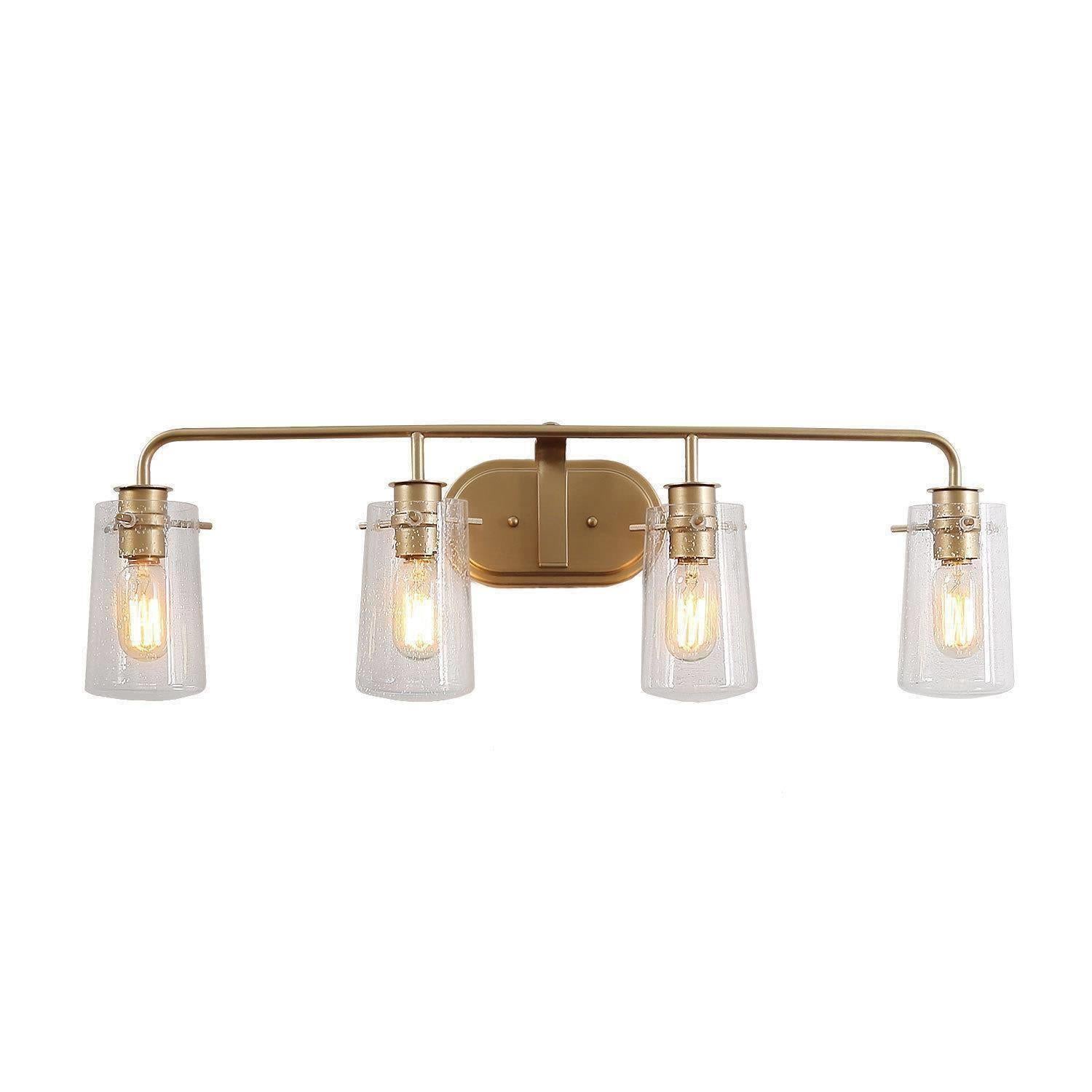 Tethysia 4-Light Gold Vanity Light