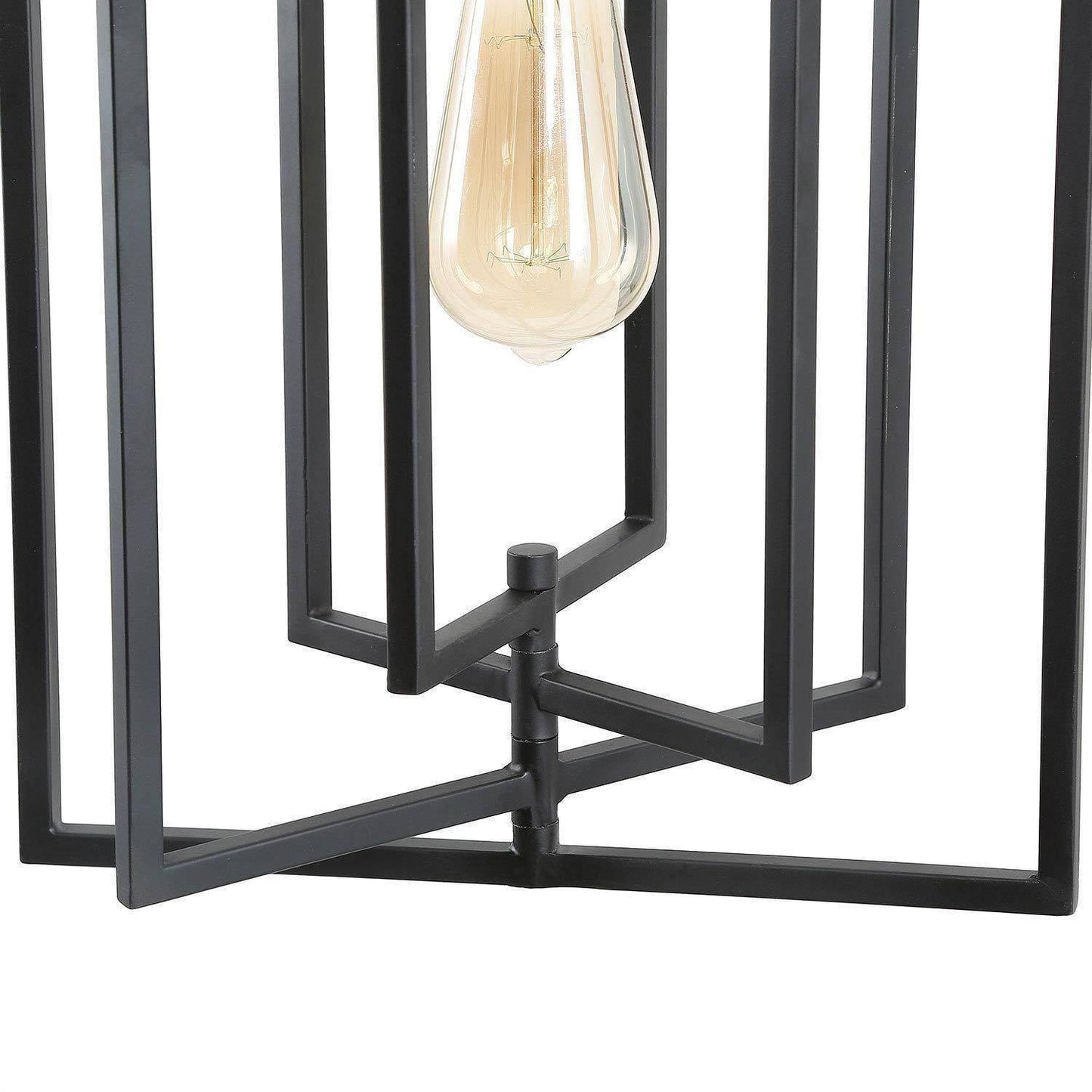 Barry 1-Light Medium Black Modern Pendant Light Fixtures