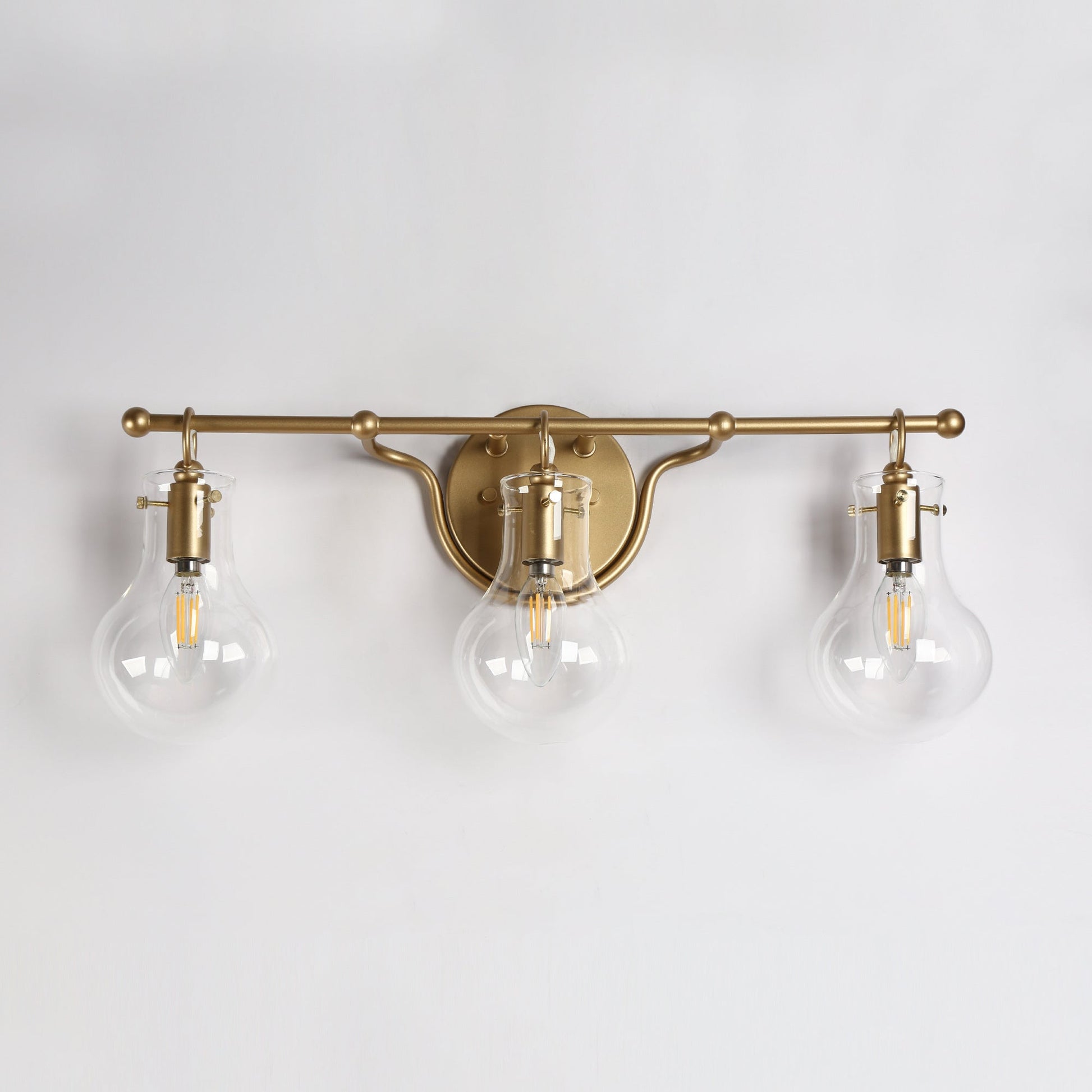 Phosphenes 3-Light Gold Vanity Light