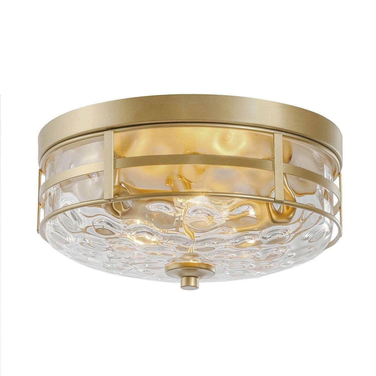 Anasipia 3-Light Mini Gold Flush-Mount Light