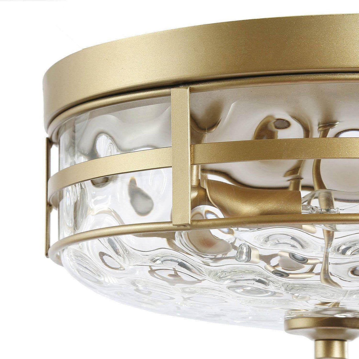 Anasipia 3-Light Mini Gold Flush-Mount Light