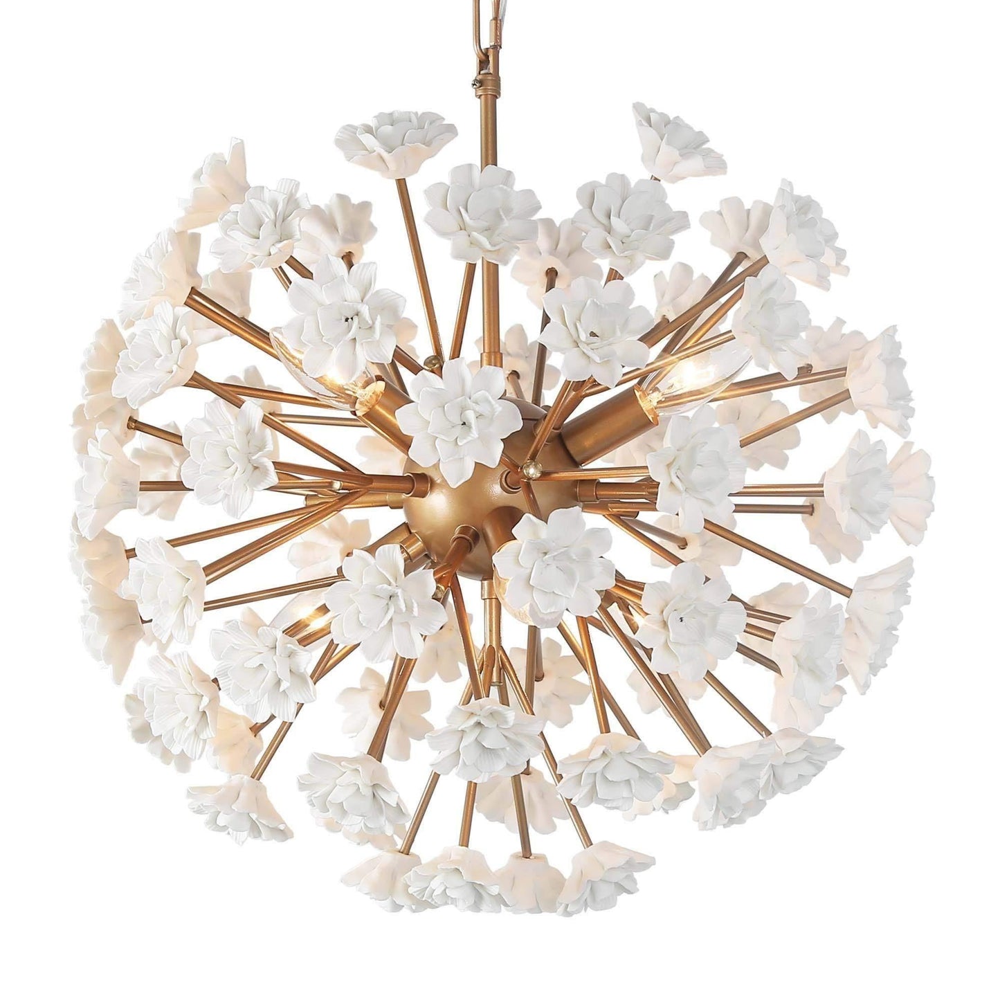 Arianiser 6-Light Small Gold Chandelier