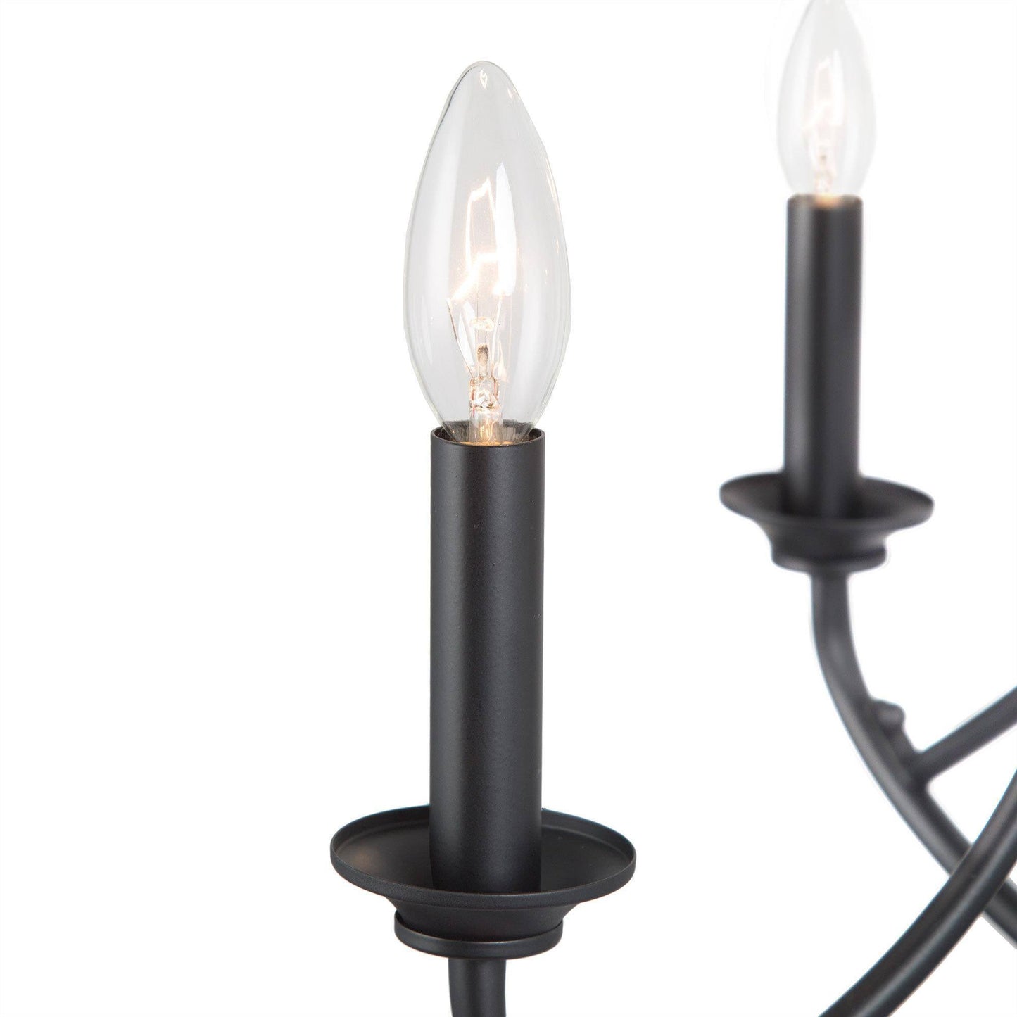 Barry 5-Light Medium Black Chandelier