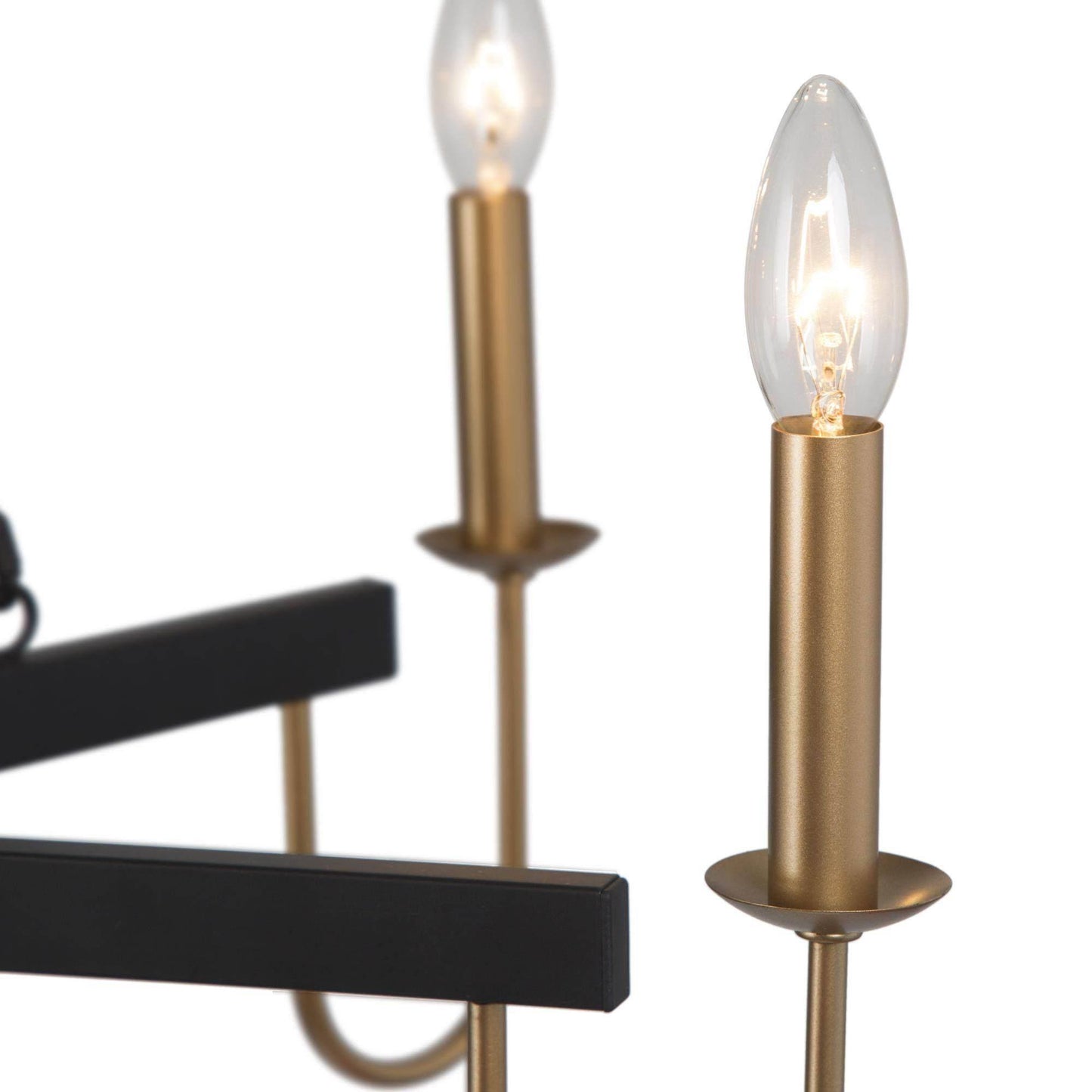 Deborah 6-Light Large Black Chandelier