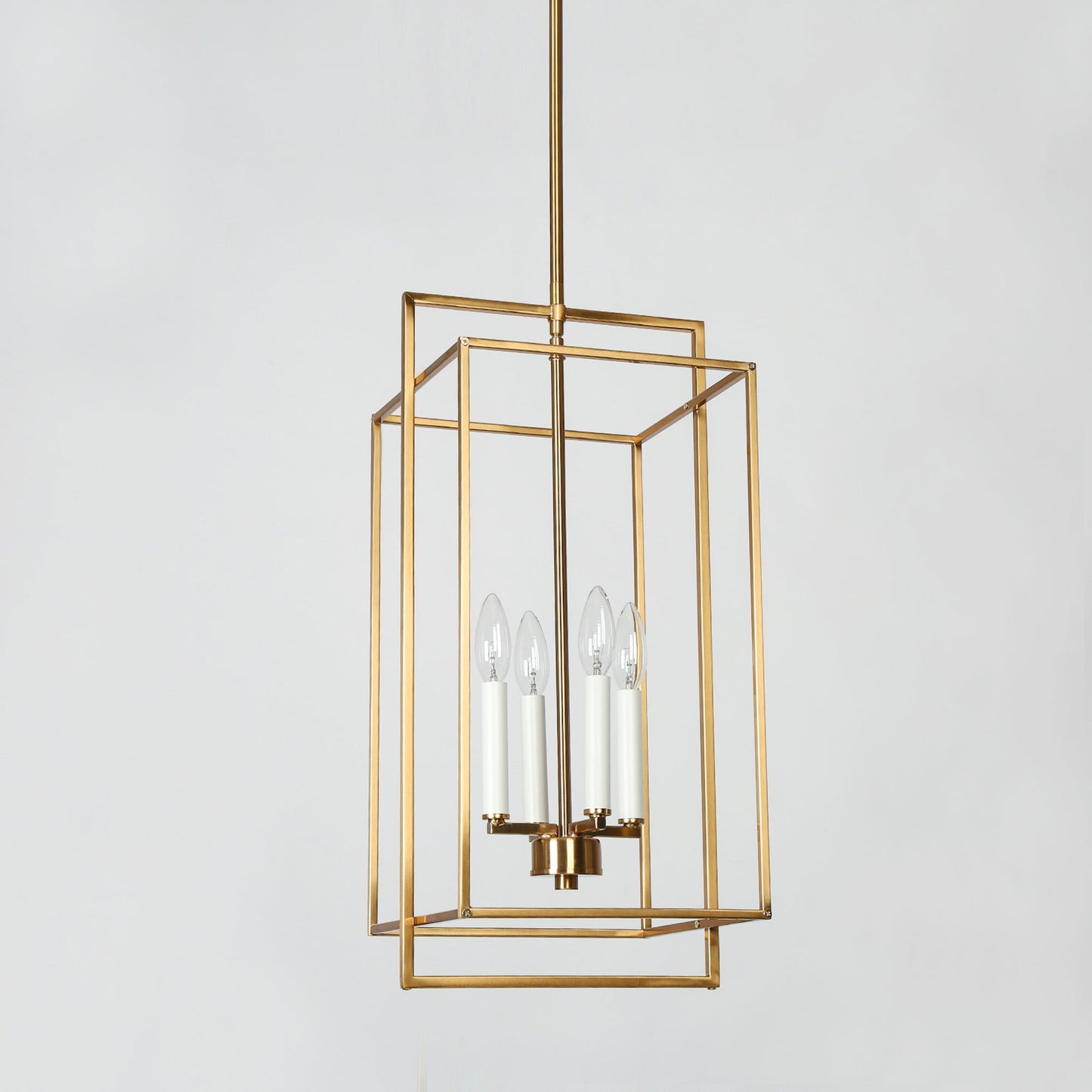 Hoyueren 4-Light Mini Brass Chandelier