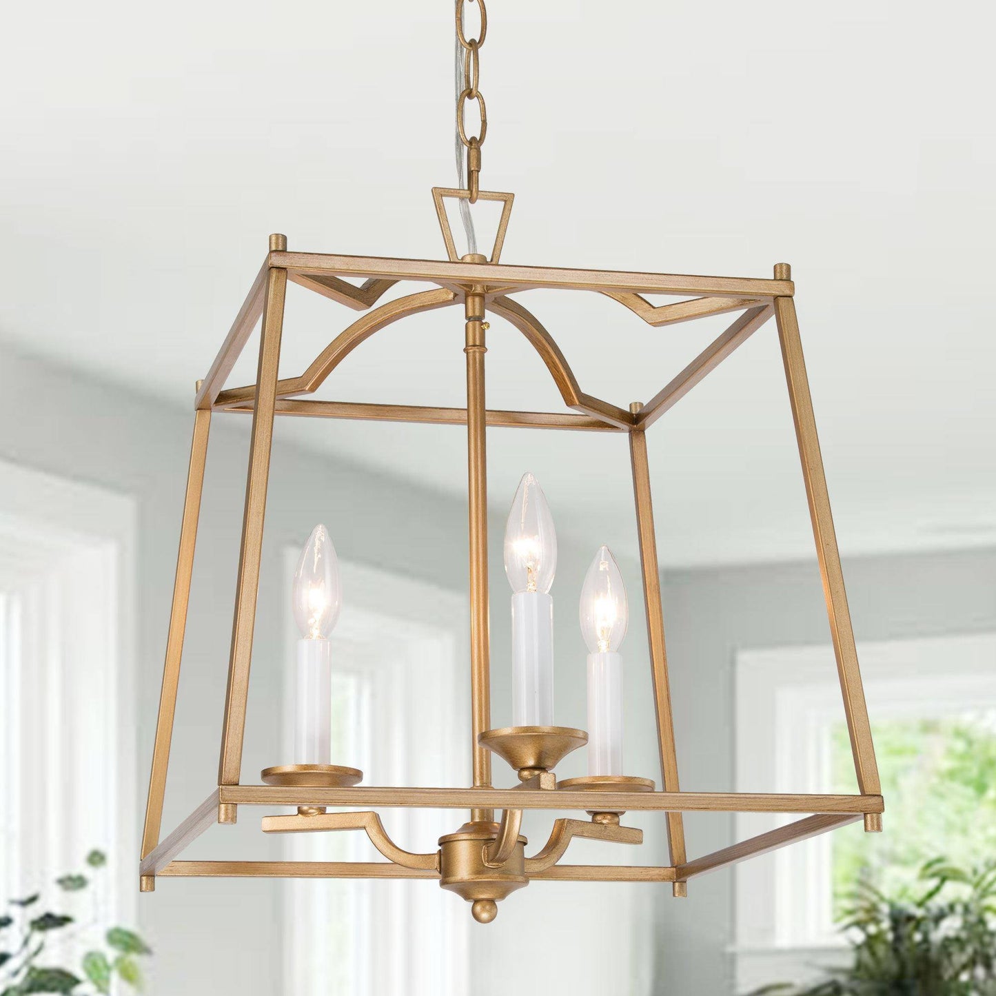 Cemithersia 3-Light Small Gold Chandelier