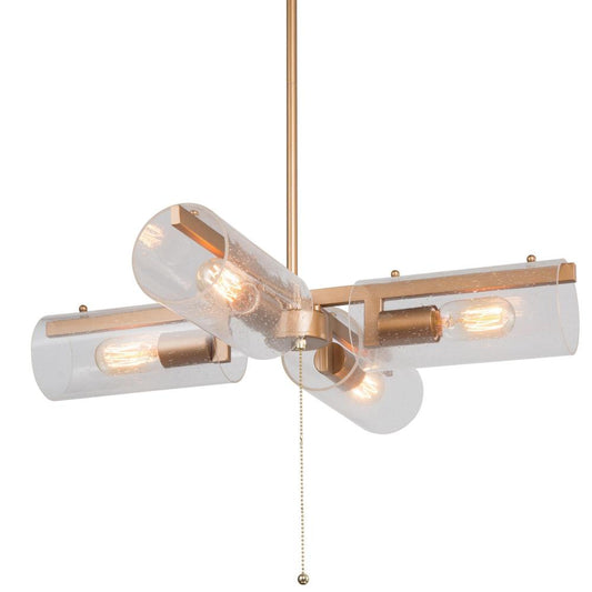 Tethysia 4-Light Medium Gold Chandelier