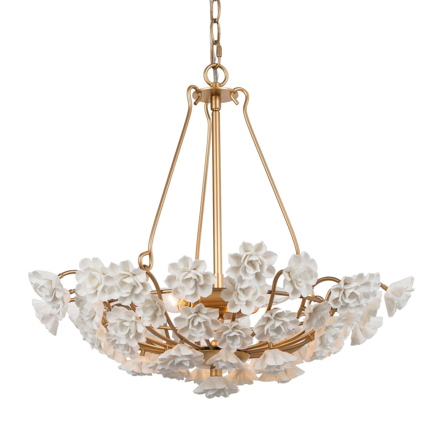 Arianiser 3-Light Small Gold Chandelier